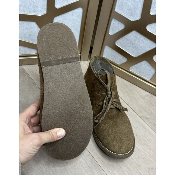 J CREW CREWCUTS Calvert BIG BOYS SUEDE LEATHER DRESS BOOTS SHOES KIDS k 6 - Picture 5 of 6